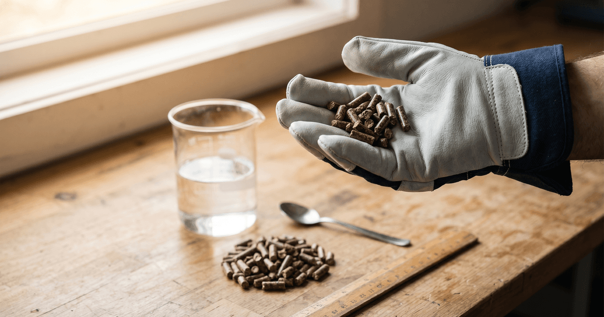 Jak rozpoznać dobry pellet — 7 testów w 5 minut