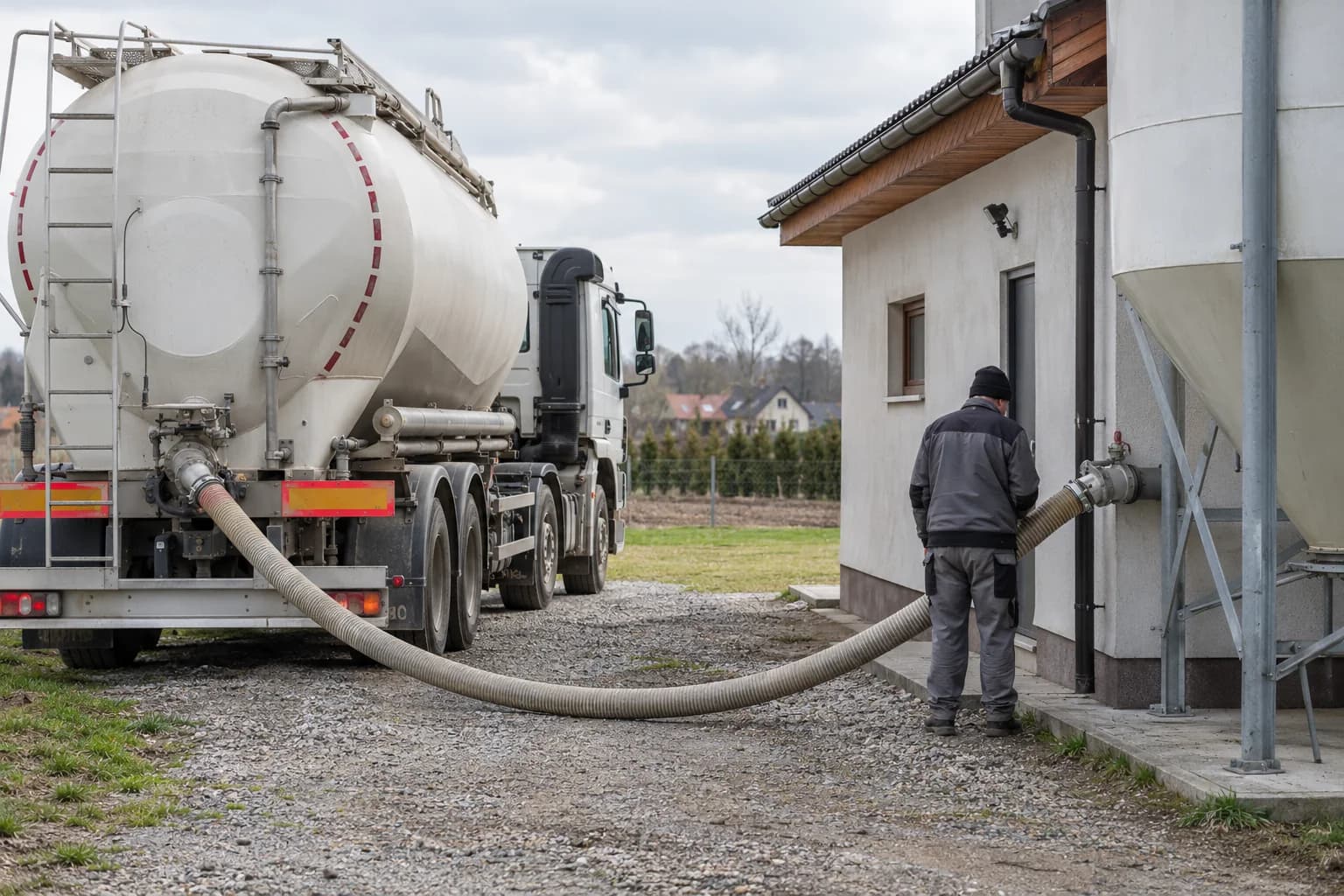 Pellet luzem cysterną: jak przygotować i odebrać dostawę?