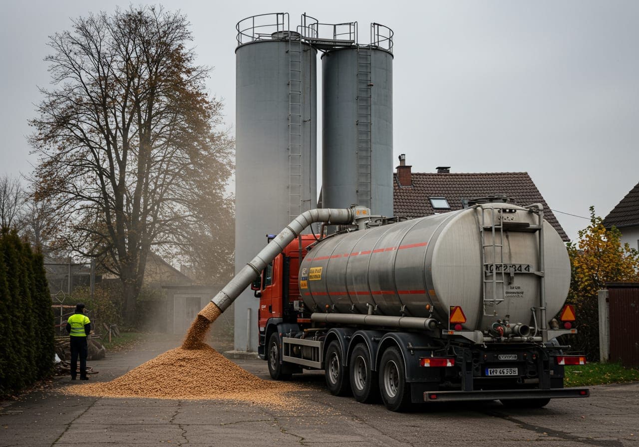 Pellet przemysłowy A2 sosnowy — Green Fuel Trading — Szczecin — Pellet